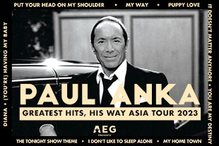 Paul Anka Greatest Hits, His Way Asia Tour 2023 Singapore - The Star Pac