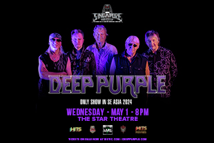 DEEP PURPLE Live in Singapore [G] - The Star PAC